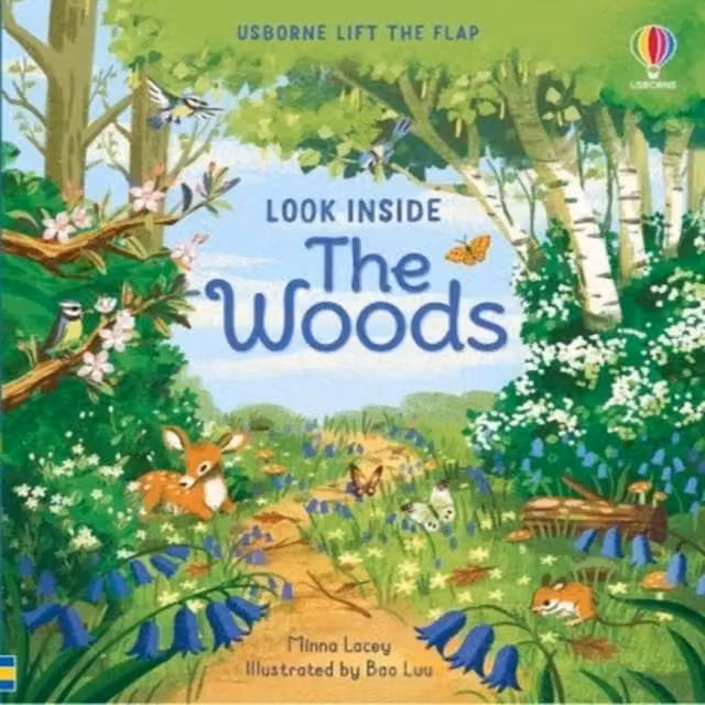 Minna Lacey Look Inside the Woods Multicolour Board Book