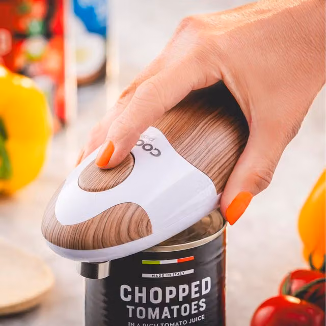 Cooks Professional Automatic Can Opener in White