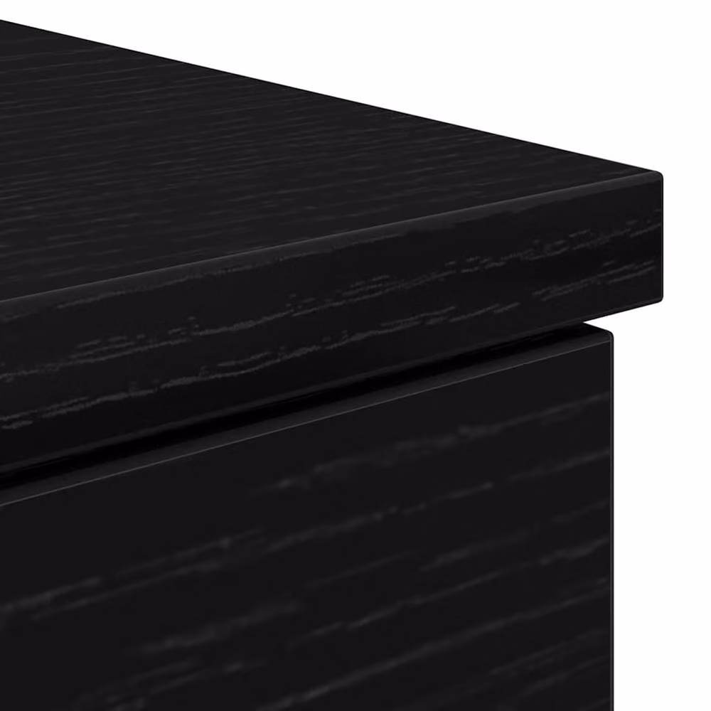 Berkfield Home Modern Writing Desk in Black Oak, W/D/H: 86 x 49 x 76 cm – 7