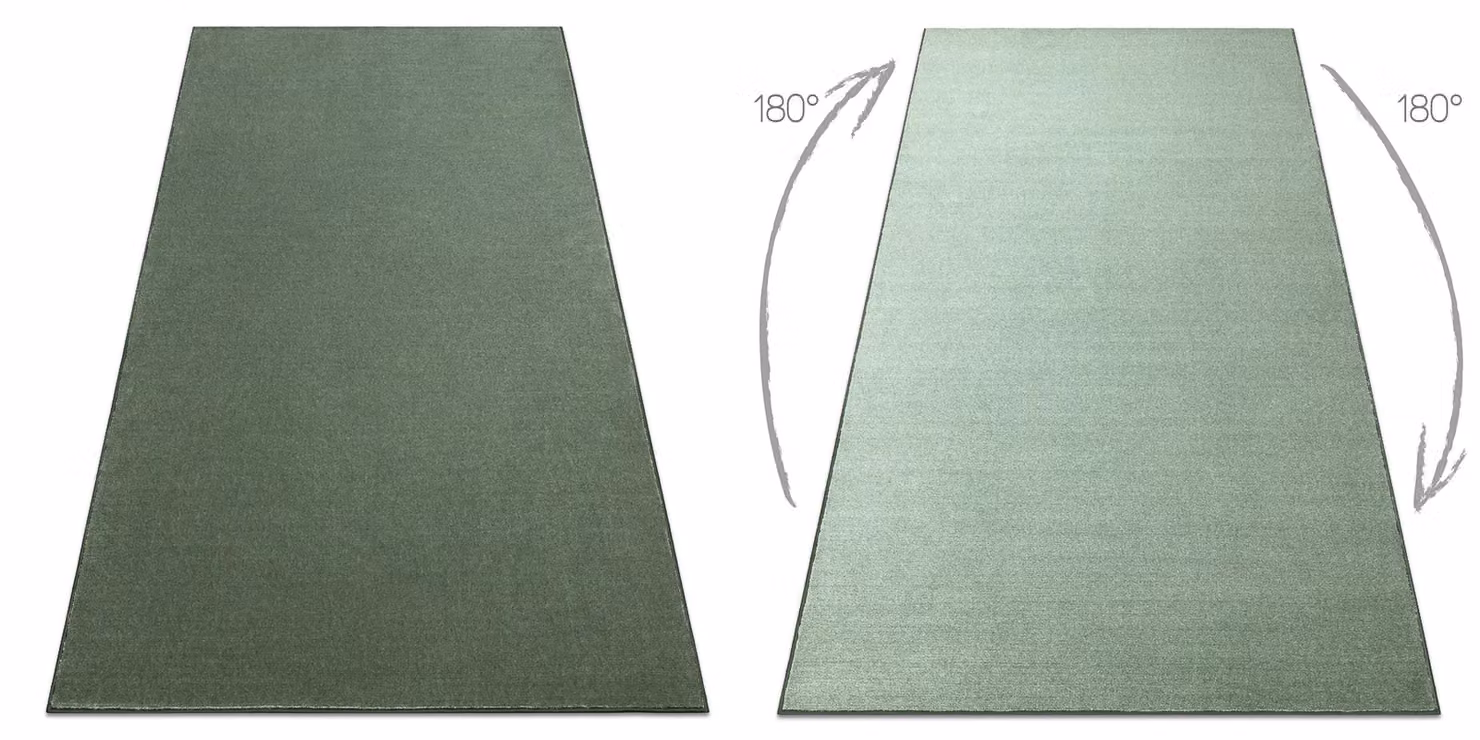 RugsX Seduction Green Modern Polyamide Rectangular Rug, W: 200 cm, D: 350 cm – 2