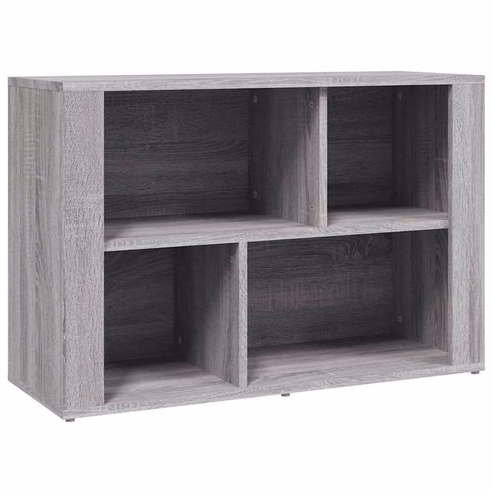 Berkfield Home Grey Sonoma Sideboard in Engineered Wood, W: 80 cm, D: 30 cm, H: 54 cm – 2