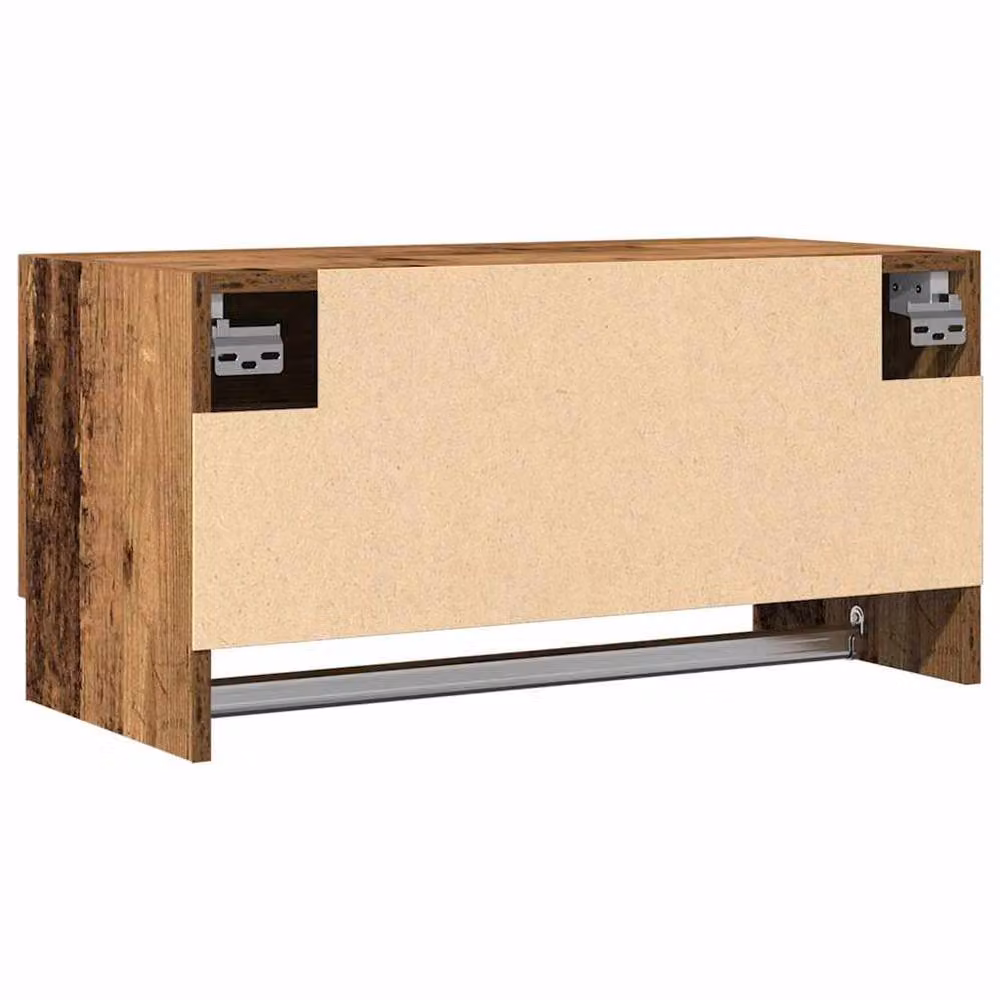 Berkfield Home Old Wood Wardrobe in Brown, W/D/H: 70 x 32.5 x 35 cm – 2