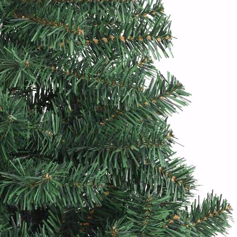 Berkfield Home Green PVC Christmas Tree with 300 LEDs and Stand, Height: 240 cm – 4