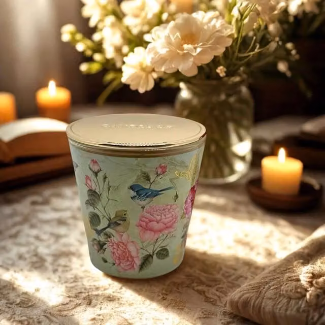 Candle Up Queen's Garden Multicolour Petrol Candle