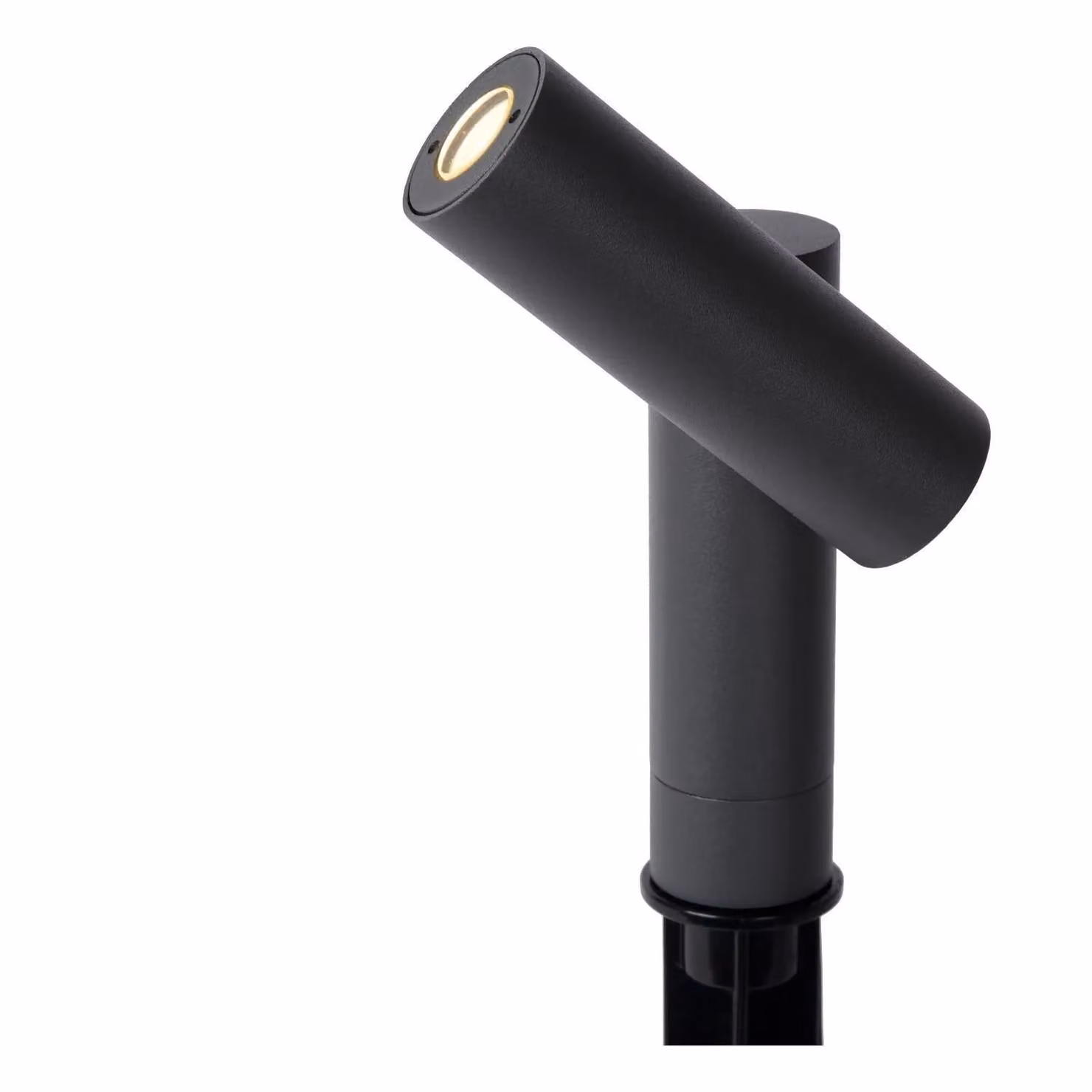 Lucide Tatum Black Aluminium Adjustable LED Garden Ground Spike Spotlight with Warm White Light – 4