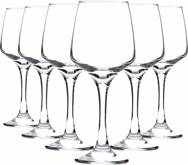 Argon Tableware Tallo Clear Wine Glasses, 295ml, Pack of 24