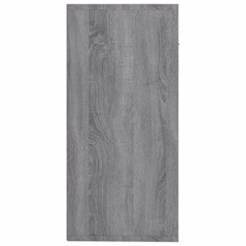 vidaXL Grey Sonoma Sideboard in Engineered Wood W/D/H: 88 x 30 x 65 cm – 3