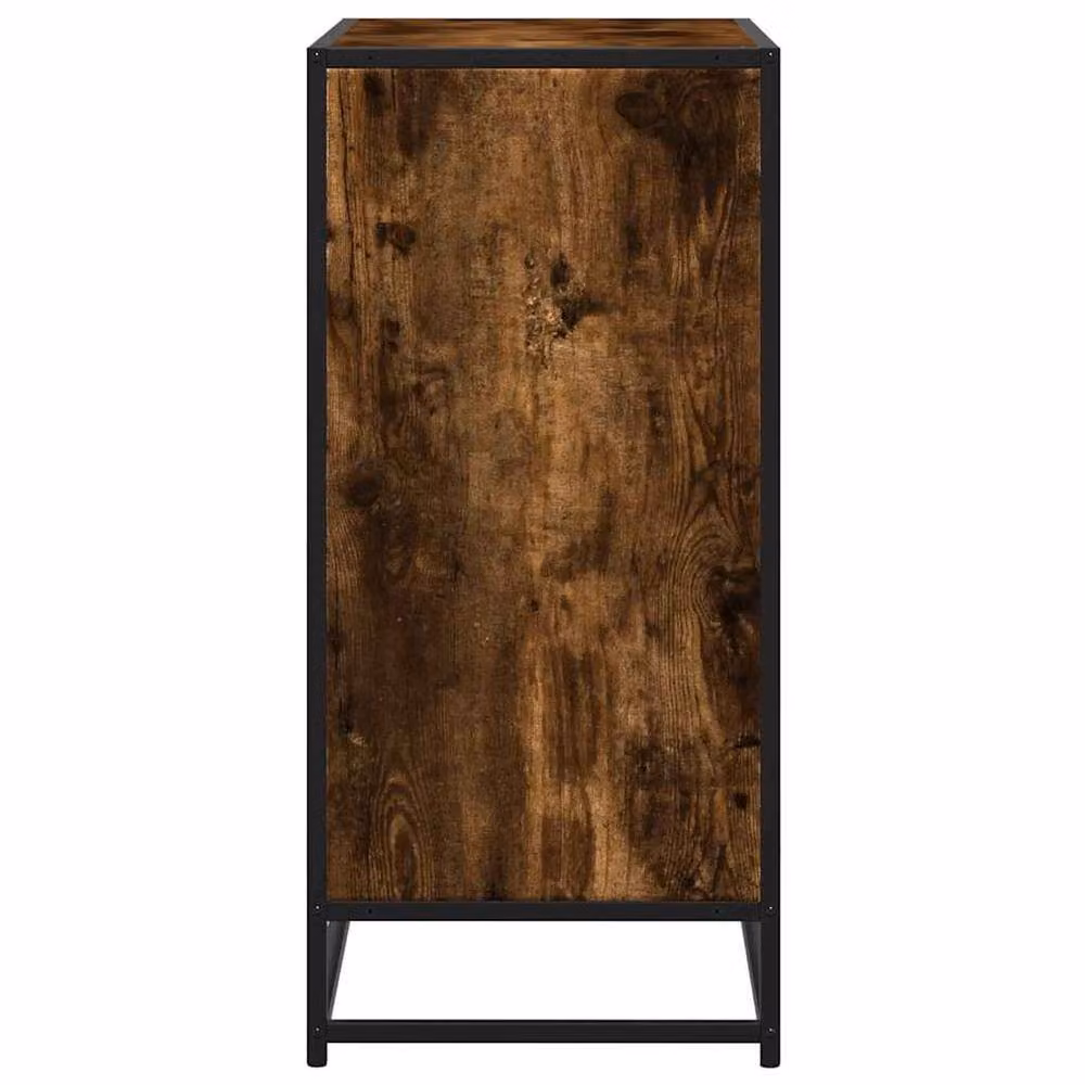 Berkfield Home Smoked Oak Sideboard in Brown, W/D/H: 62 x 35 x 76 cm – 5