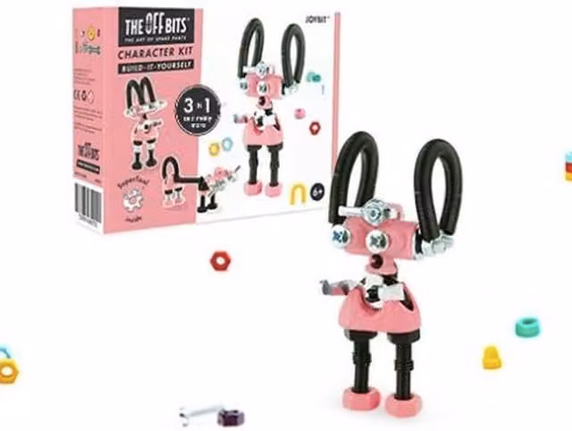 OffBits Pink Build It Yourself Creative Robotics and Coding Toy