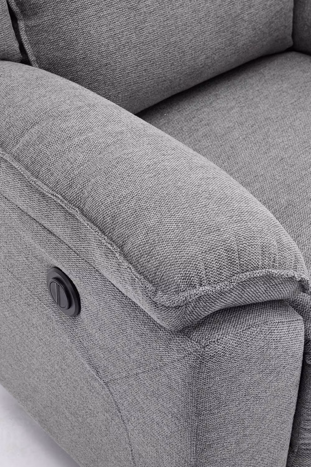 More4Homes Skye Grey Linen Electric Recliner Chair – 3
