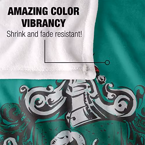 LOGOVISION Harry Potter Slytherin Crest Super Soft Fleece Throw Blanket, White, W/D/H: 152 x 127 cm – 3