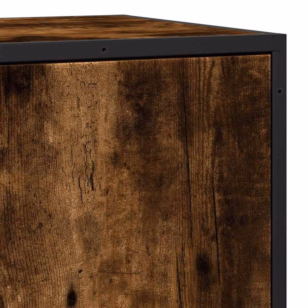 Berkfield Home Smoked Oak Sideboard in Brown, W/D/H: 68 x 35 x 76 cm – 6
