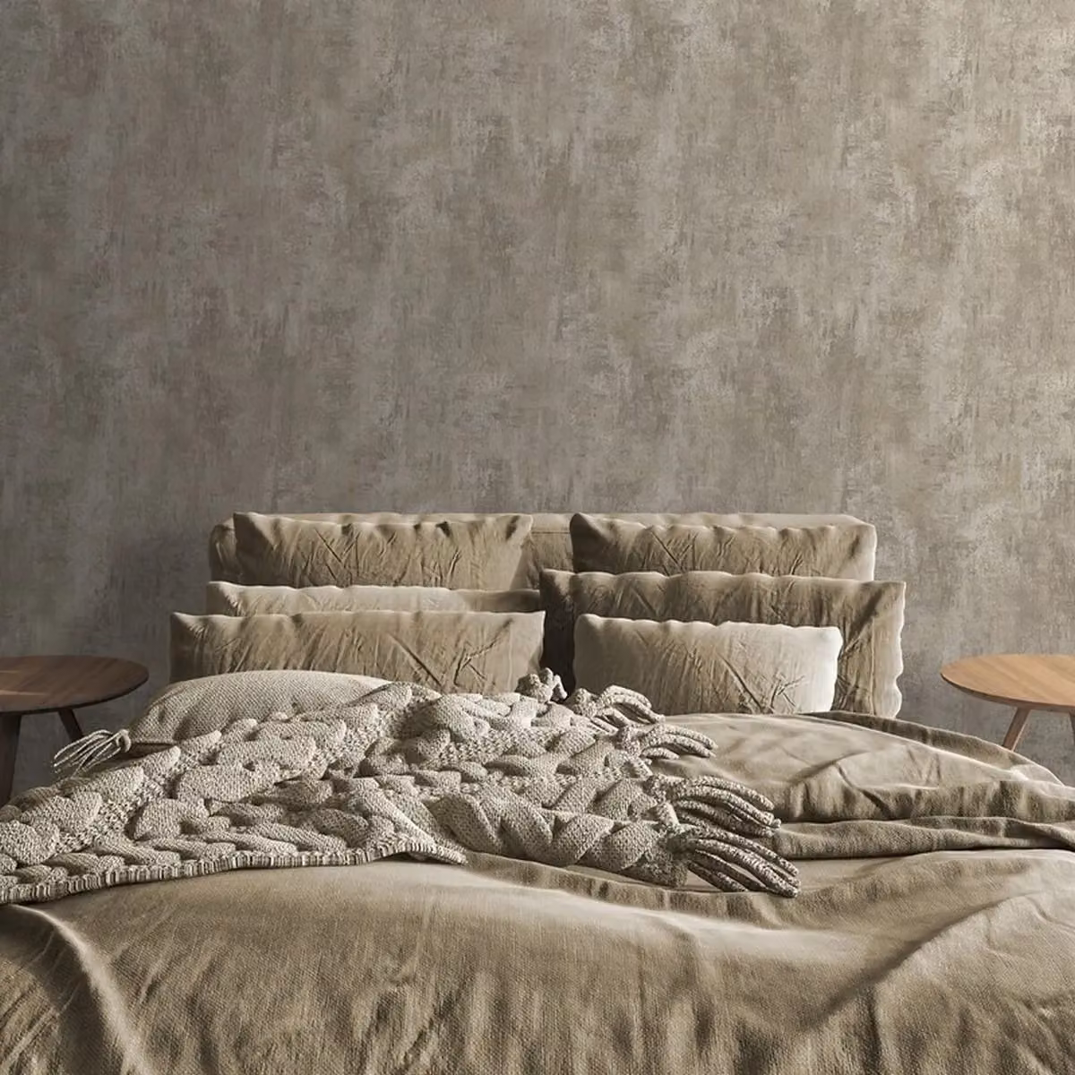 Muriva Cove Abstract Textured Wallpaper in Beige – 3