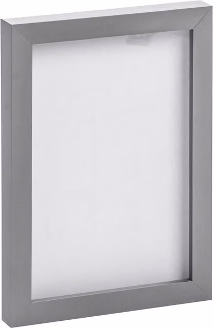 Nicola Spring Rectangular A5 Single Photo Frame, Grey, W: 15.24 cm, H: 20.32 cm