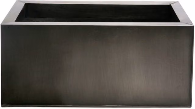 Primrose Black Metal Ornamental Garden Tub Planter