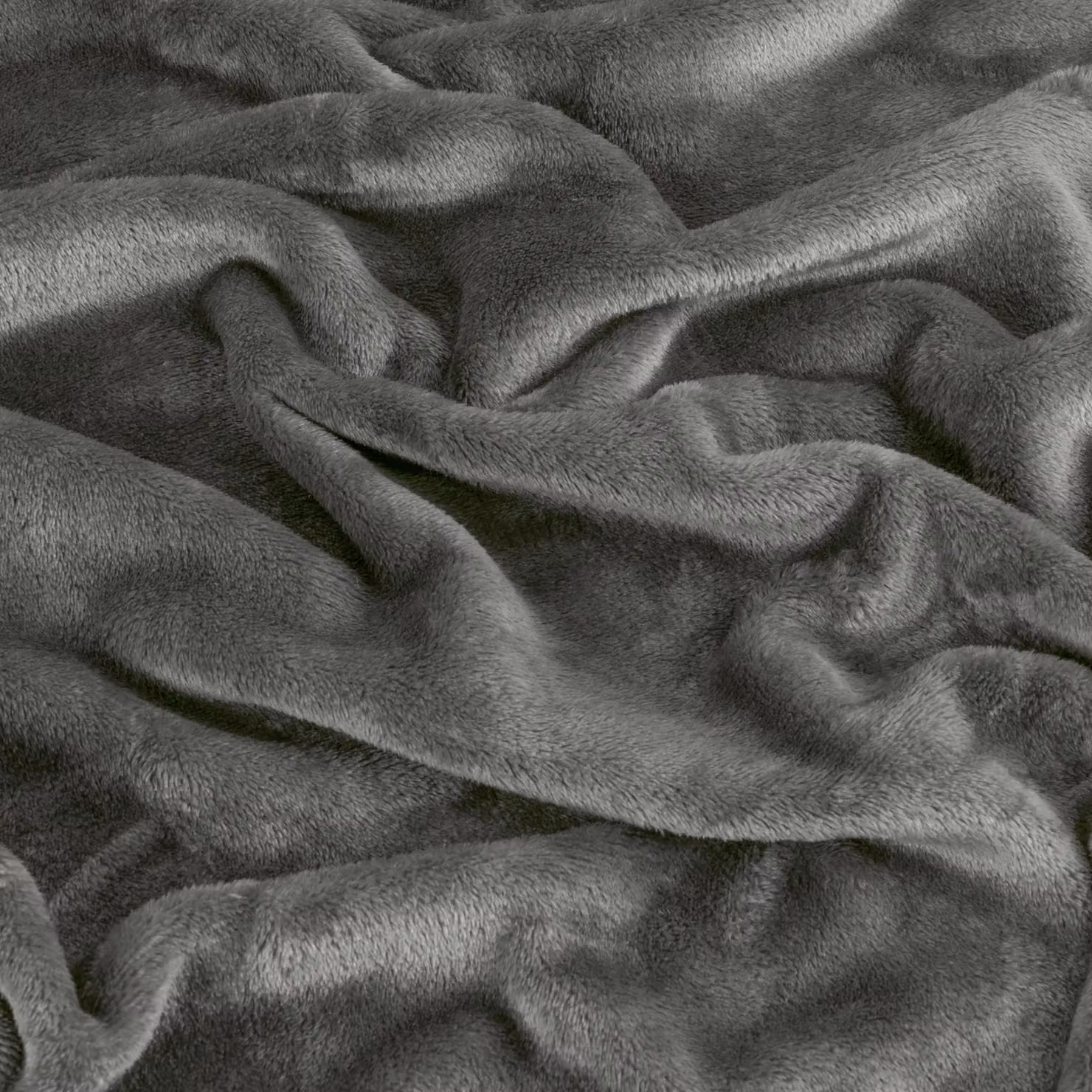 Furn Harrow Fleece Throw in Grey, W/D/H: 140 x 180 cm – 3