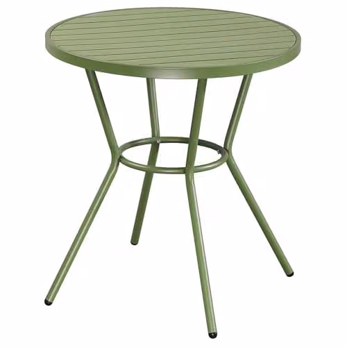 Core Products Rimini Bistro Round Dining Table for Garden and Patio, W/D/H: 70 x 70 x 75 cm