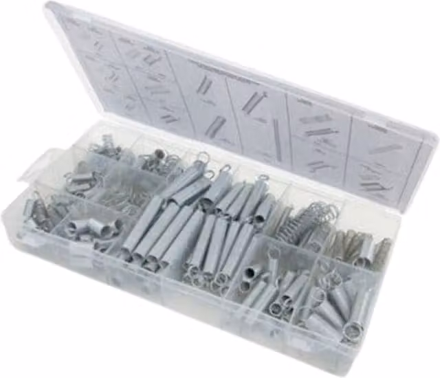 Garden Mile 200-Piece Stainless Steel Spring Set in Silver