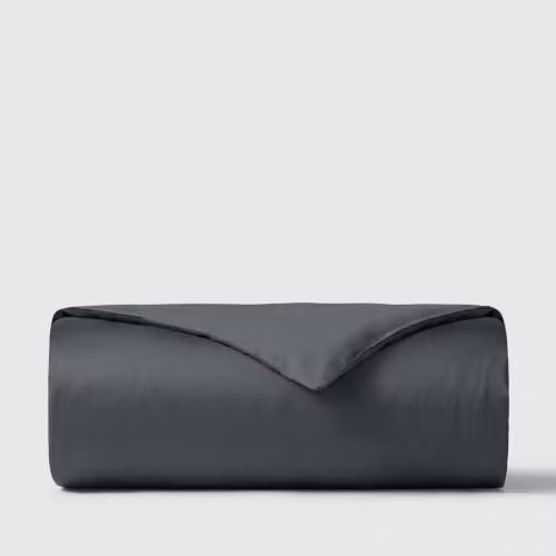 Bedable Cotton Sateen Duvet Cover, 460 Thread Count, Grey