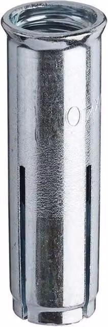 JCP Construction Products Eta Lipped Drop-In Concrete Expansion Anchors, M10/12 x 30 mm, Silver, Box of 50