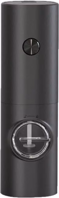 KORVIXA Rechargeable Electric Salt and Pepper Grinder with Ceramic Mechanism in Black and Transparent – 1