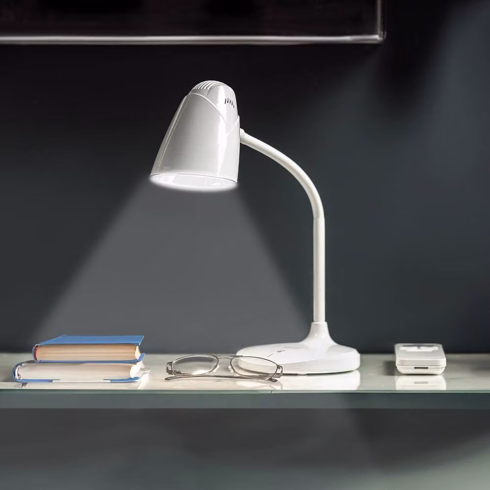 Krypton Rechargeable LED Table Lamp in White with Touch Control, Dimmable Settings and 3 Colour Temperatures – 2
