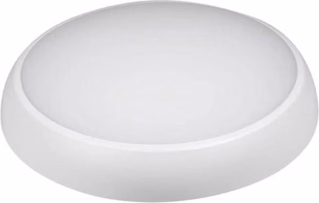 CGC Lighting Ultralux IP65 LED Round Surface Bulkhead in White with Switchable CCT Colour Temperature and Power Output