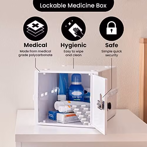 Lockabox One 10L Lockable Storage Box with Code in White – 5
