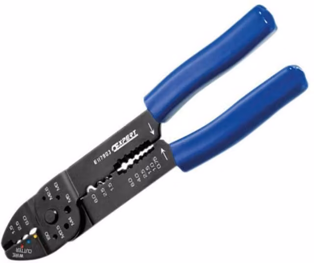 Britool Expert Crimping and Stripping Pliers in Grey