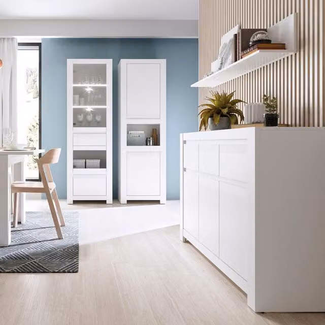 Furniture To Go Novi Tall Chiffonier in White