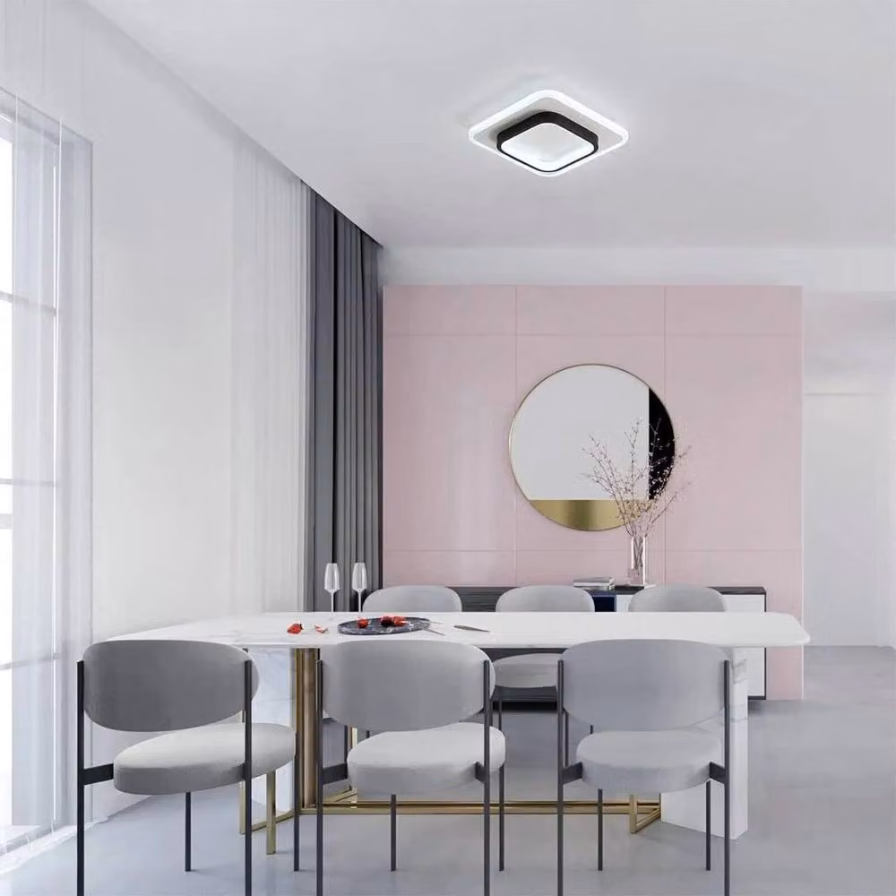 SPETLEK Modern Square LED Ceiling Light Panel in White – 3