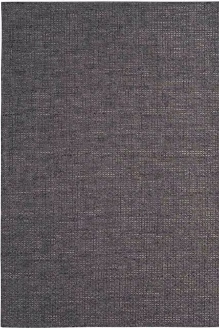 THE RUGS Magic Plain Round Outdoor and Indoor Rug in Dark Grey, Diameter: 160 cm