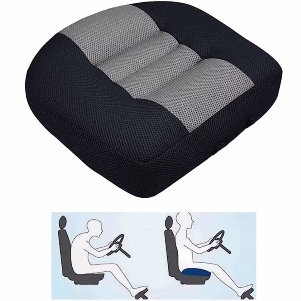 NESTLUNE Car Driver Seat Cushion for Fatigue Relief in Black, W/D/H: 190 x 100 x 10 cm – 3