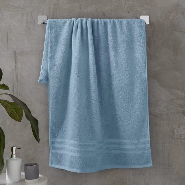 Catherine Lansfield Blue Cotton Hand Towel W/D/H: 50 x 85 cm – 1
