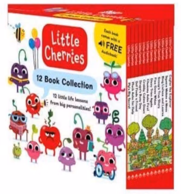 Sweet Cherry Publishing Little Cherries 12 Book Collection Boxed Set, Multicolour Paper Books 1-12