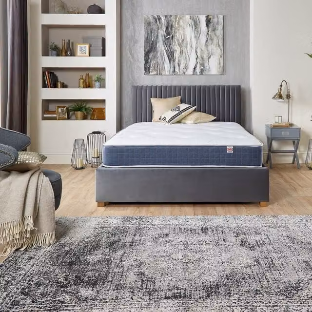 Aspire Temperature Control Duo Pocket Mattress in White, Single, W/D/H: 90 x 200 cm
