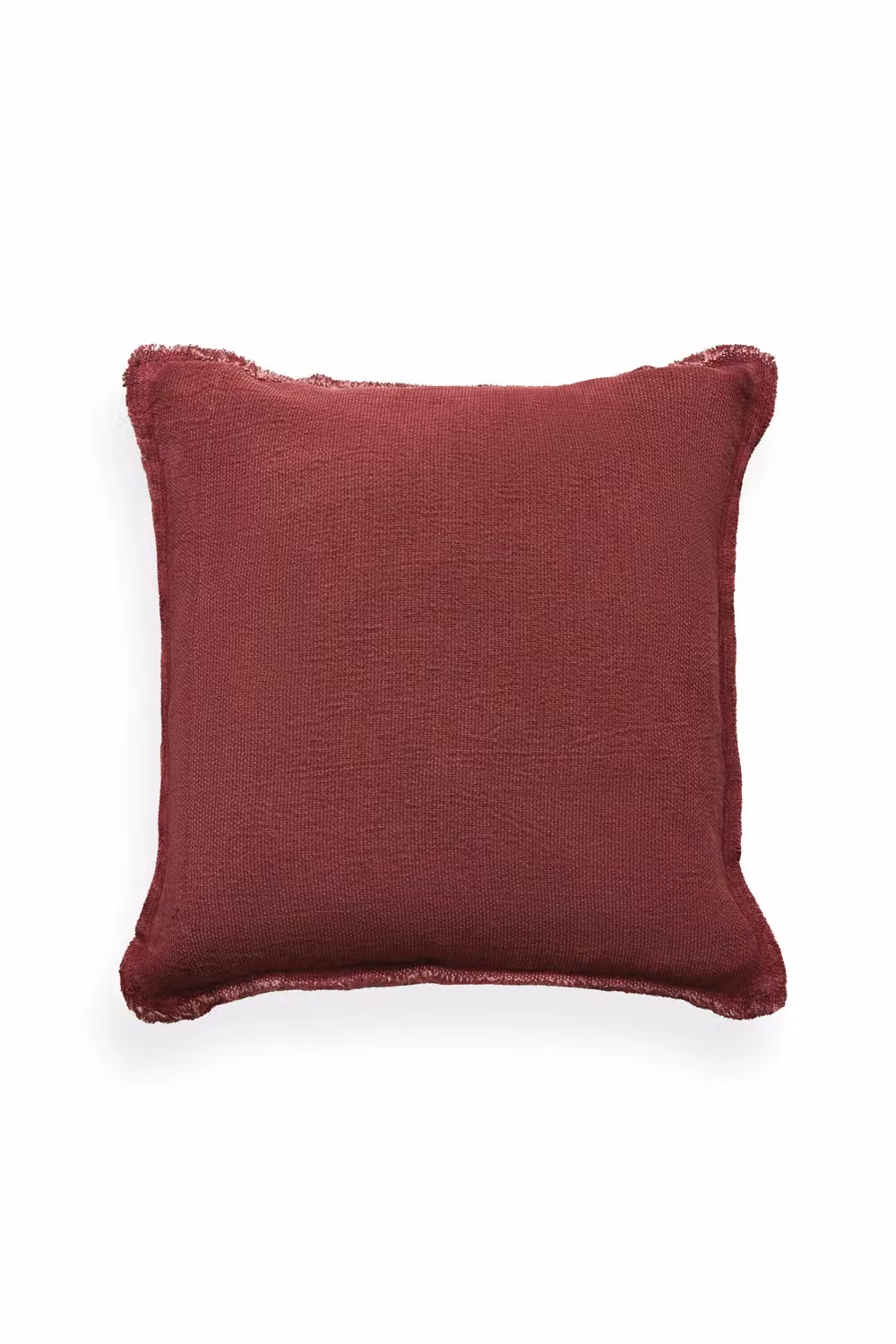 BHS Red Cotton Square Cushion, W/D/H: 45 x 45 x 45 cm – 2