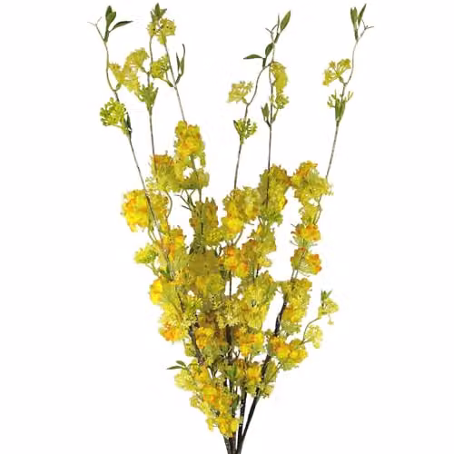 Yellow Leaf Design Artificial Floral Arrangement