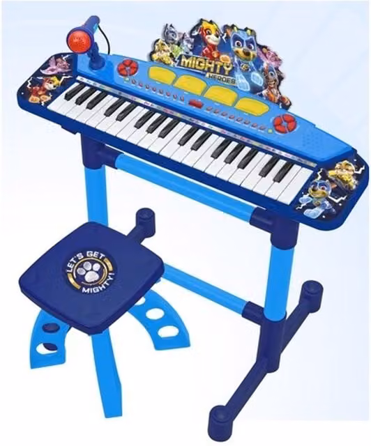 Paw Patrol Kids Musical Keyboard with Chair in Blue