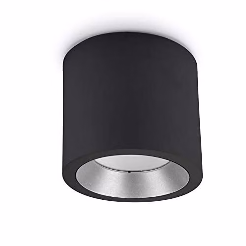 Netlighting Cosmos Outdoor LED Surface Mounted Ceiling Light, Black, 12.6 cm, 1324 lm, 3000K, IP65 – 1