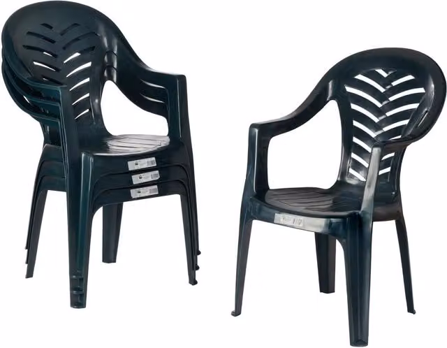 Resol Palma Garden Dining Chair in Green