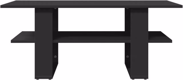 Berkfield Home Modern Black Decorative Coffee Table, W/D/H: 102 x 55 x 42 cm – 1