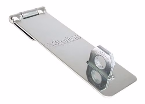 Sterling EHS135 135mm Steel Hasp and Staple, Grey