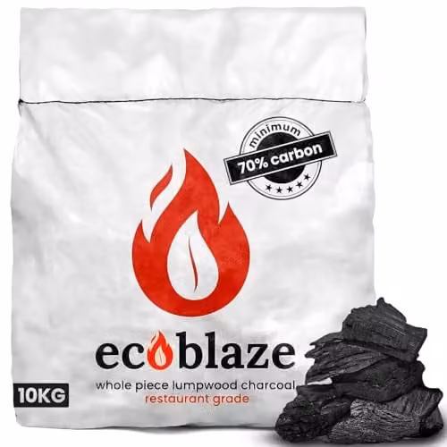 Ecoblaze Premium Restaurant Grade Lumpwood Charcoal, 10 kg – 1
