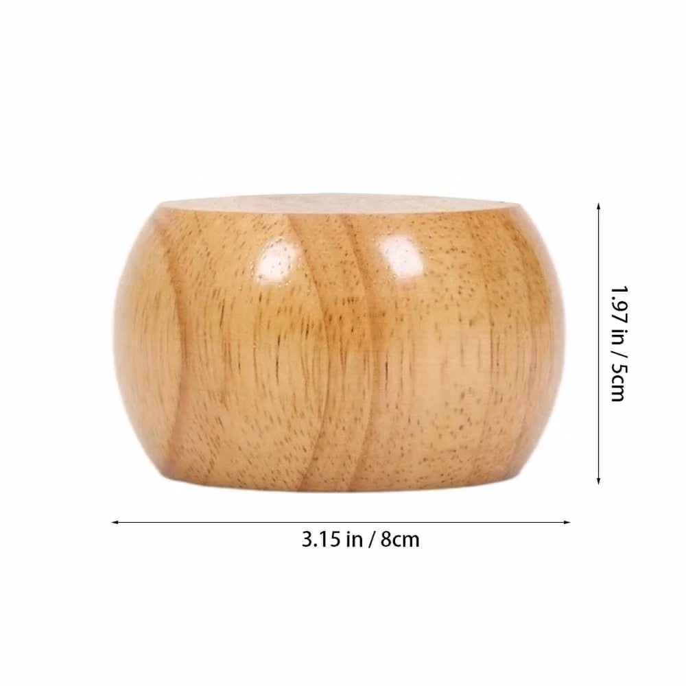 SPETLEK 4 Wooden Furniture Replacement Legs for Sofa, Couch or Cabinet in Natural Sand, Beige or Brown, Height: 52 cm – 3