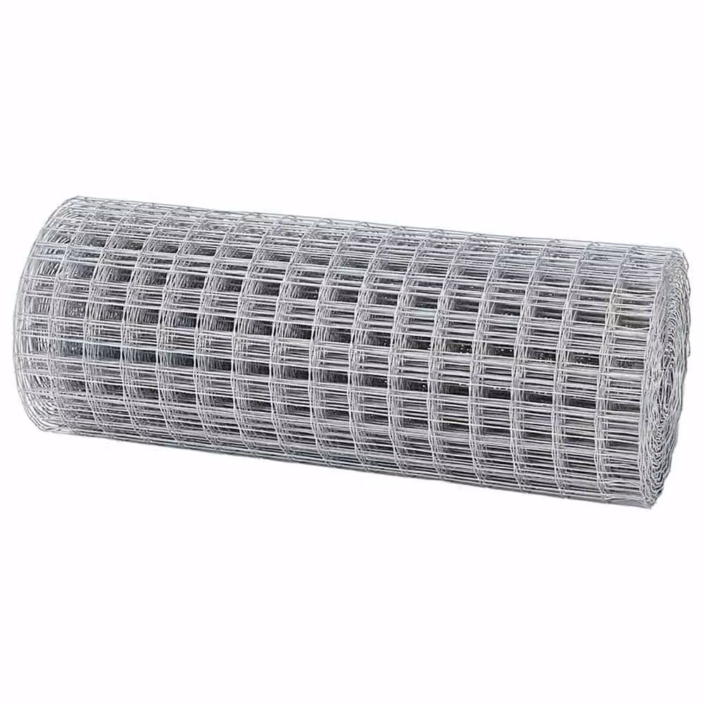 Berkfield Home Euro Fence Galvanised Steel Rectangular Mesh in Silver, W: 0.6 m, L: 25 m – 3