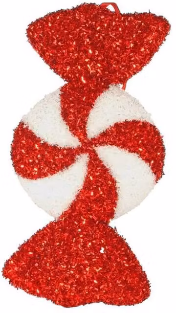 KDMD Candyland Sweet Hanging Decoration, Red, H: 28 cm