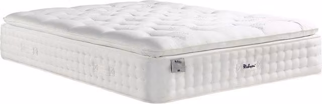 Relyon Chiltern Natural Luxury Pillowtop 2500 Pocket Spring Mattress in White, Super King, W/D/H: 200 x 200 x 36 cm