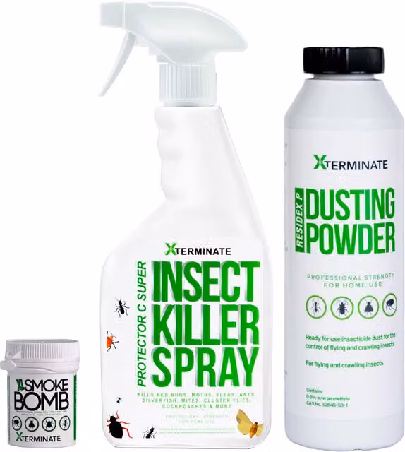 Xterminate Insect Killer Treatment Kit in Transparent White
