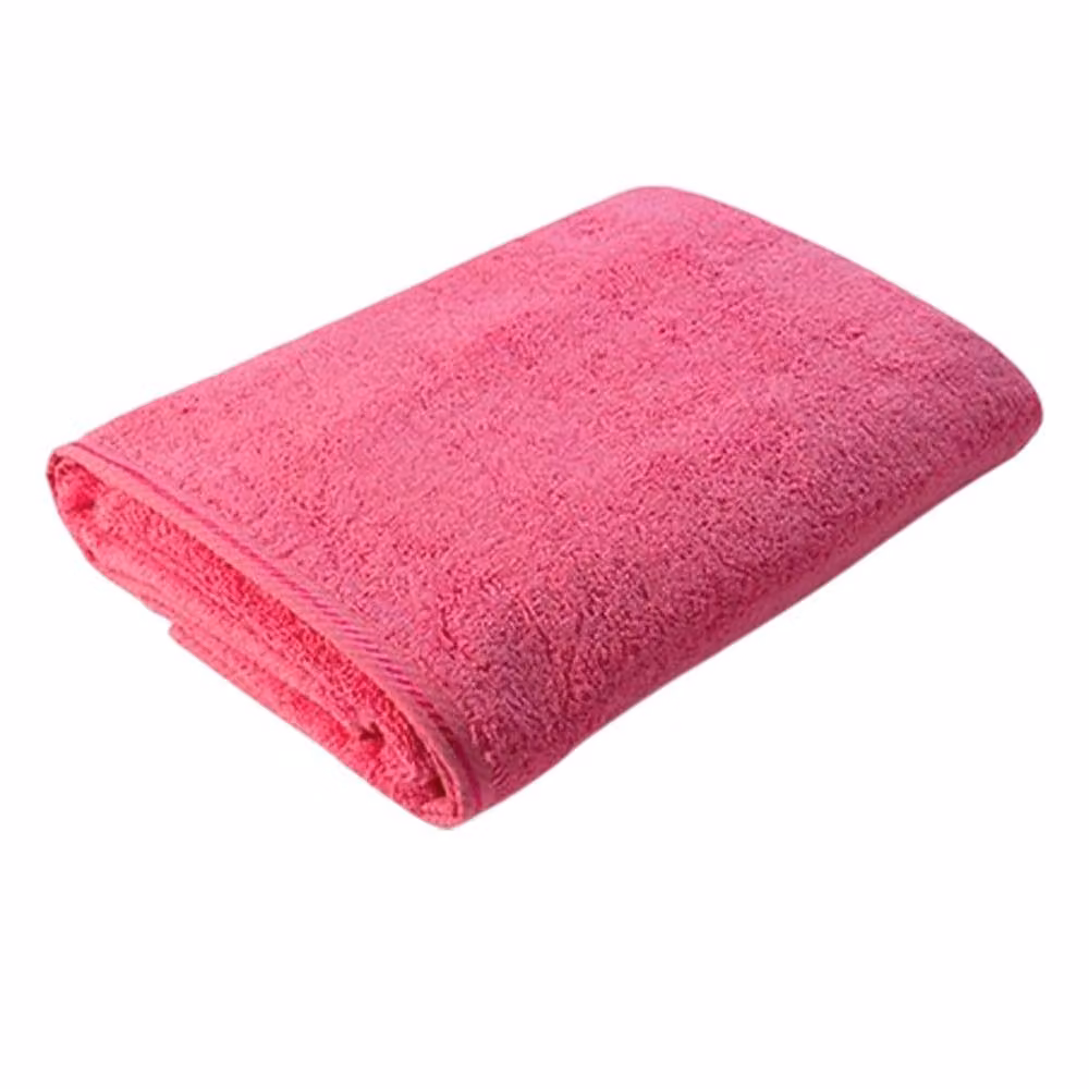 ARTG Pink Cotton Terrycloth Beach Towel with Border – 2